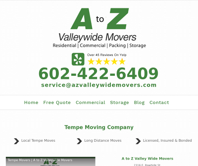 Top-Rated Moving Company in Tempe, AZ
