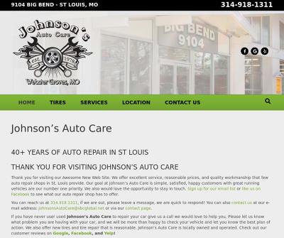 Johnson's Auto Care - Trusted St. Louis Auto Repair Since 1978