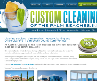 Custom Cleaning of the Palm Beaches - Premium Residential & Commercial Cleaning Services