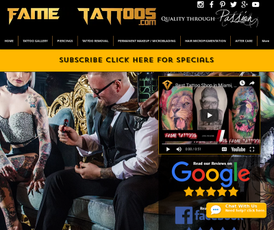 The Best Tattoo & Piercing Shop in Miami