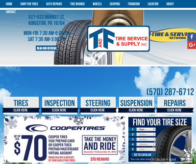 T & F Tire Service & Supply Company