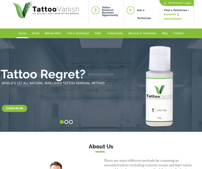 Tattoo Vanish - The World's First All Natural Tattoo Removal Method