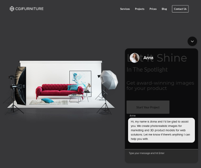 High-Quality 3D Rendering & Animation Services for Furniture, Interior Design & E-Commerce