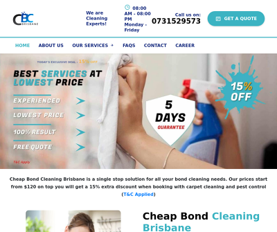 Cheap Bond Cleaning Reviews