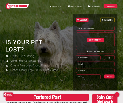 Tips for finding lost pets