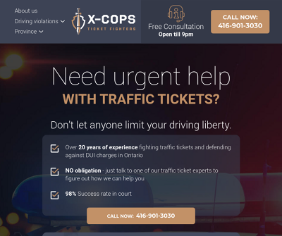 X-COPS - Traffic Ticket Fighters & DUI Lawyers