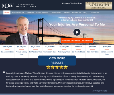 Michael D. Waks – Long Beach Personal Injury Lawyer & Car Accident Attorney