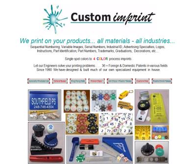 Custom Imprint Pad Printing - Artwork, Film, imprint Dies, Tooling Construction and PMS® color matching