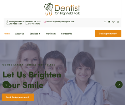Dentist on Highfield Park
