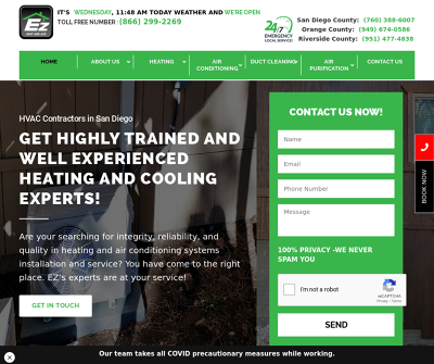 Hire Best HVAC Contractors in San Diego | Quality HVAC services