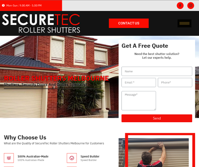 SecureTec Roller Shutters