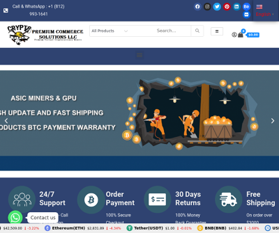 Premium Commerce Solutions LLC - PremiumCryptoMiners.com