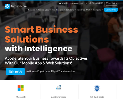 TechnoScore - Web and Mobile App Development Company