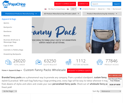 Get Custom Fanny Packs At Wholesale Prices From PapaChina