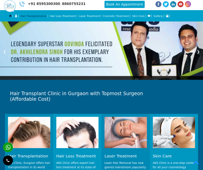 Hair Transplant Clinic in Gurgaon Near Me
