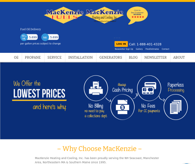 MacKenzie Fuels: The Best Fuel Oil and HVAC Company in Seabrook, NH
