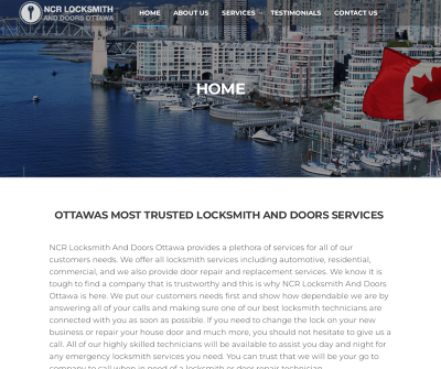 NCR Locksmith And Doors Ottawa