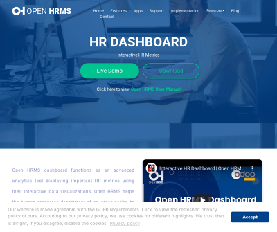 HR Dashboard - Better Insight | Open HRMS
