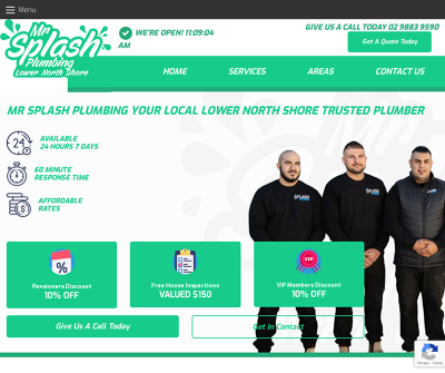 Mr Splash Plumbing  Lower North Shore