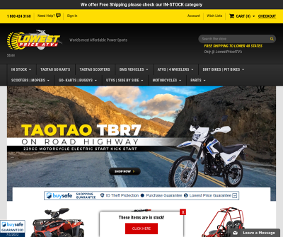 Lowest Price ATVs