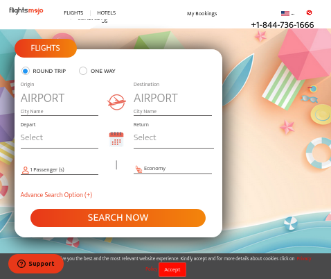 Search & Book Instantly Cheap Flights Tickets, Air Tickets & Last-Minute Flights-Flights Mojo	