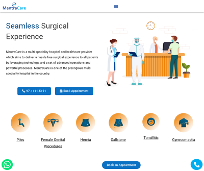 MantraCare India is a surgical clinic 