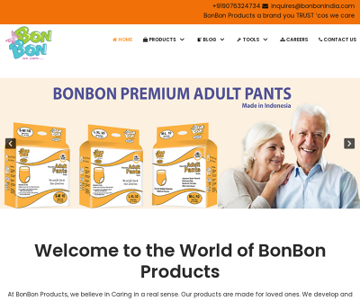 BonBon Products | Baby Diapers | Adult Diapers | Mumbai, India