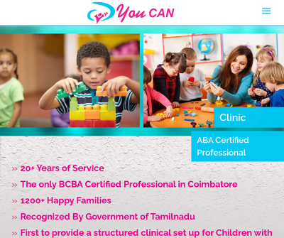 Clinic for Special Needs in Coimbatore | You Can Autism