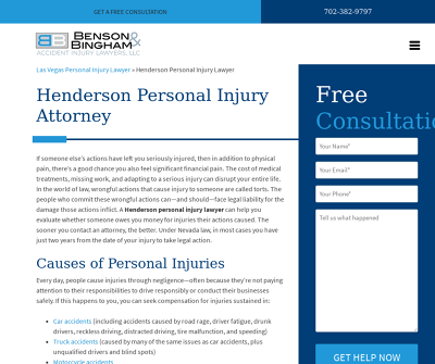 Benson & Bingham Accident Injury Lawyers, LLC