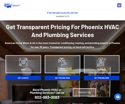 Phoenix''s Top Air Conditioning & Plumbing Services | American Home Water & Air