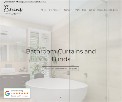 Evans curtains and blinds