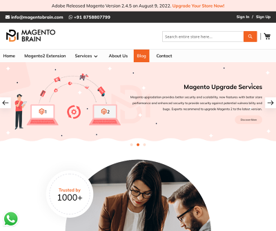 Magento 2 Development Company India | Magentobrain