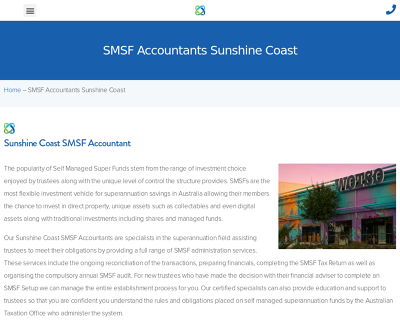 SMSF Australia - Specialist SMSF Accountants (Sunshine Coast)