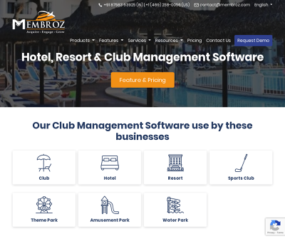  Get Best Resort Management Software With Membroz