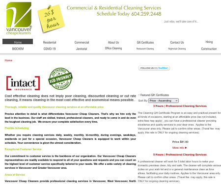 Vancouver Cheap Cleaners