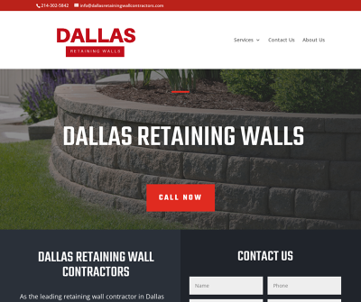 Dallas Retaining Walls and Masonry