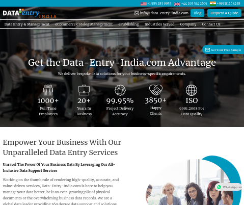 Data Entry India | Outsource Data Entry Services | Data Entry Company