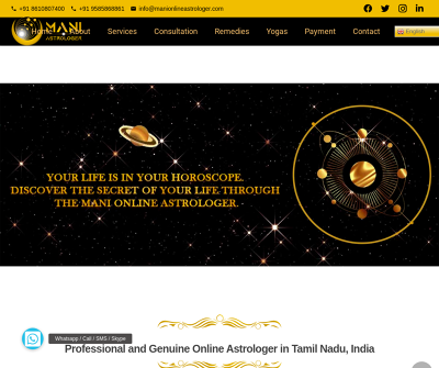 Most accurate online astrologer in Tamil Nadu