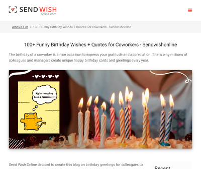 Funny birthday wishes for coworker 