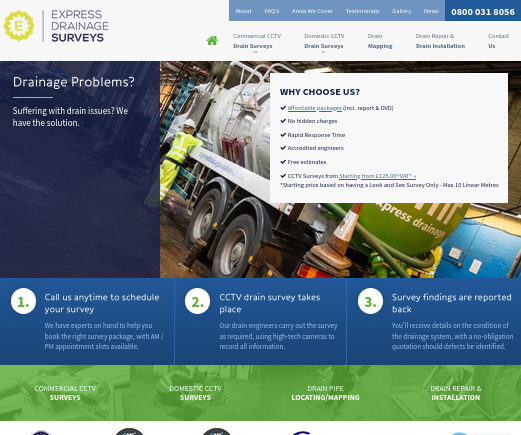 CCTV Drain Surveys | CCTV Drain Inspections - Express Drainage Surveys London