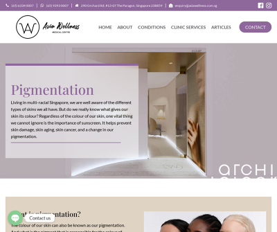 Melasma treatment - asiawellness.com.sg