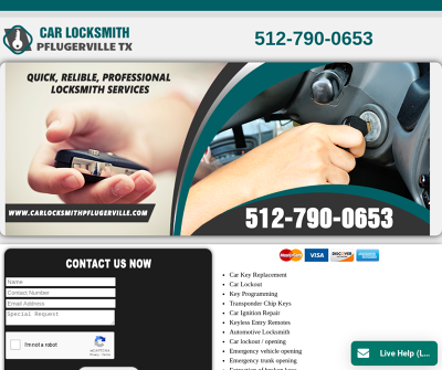 Car Locksmith in Pflugerville 