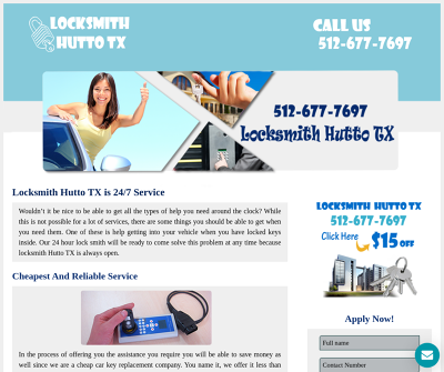 Locksmith in Hutto TX