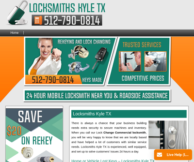 Locksmiths in Kyle TX