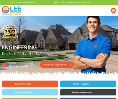 LEE Sprinkler Drainage