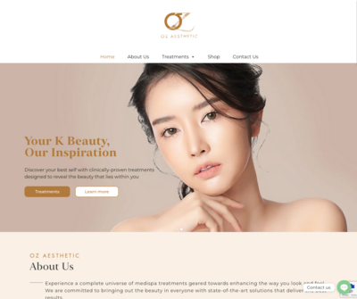 Korean facial SPA Singapore - ozaesthetic.com