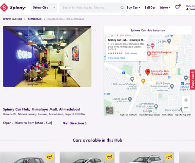Spinny Car Hub - Himalaya Mall, Ahmedabad