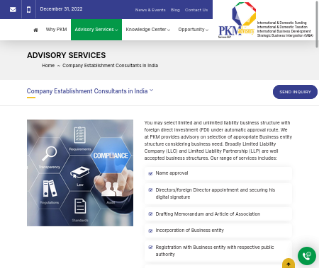 Company Establishment Consultants in India