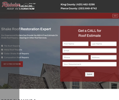 Roof Leak Repair and Roof Cleaning
