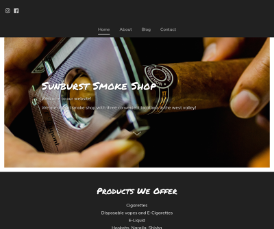 Vape, Smoke, Head and Hookah Shop in Peoria, Arizona - sunburst-smoke-shop